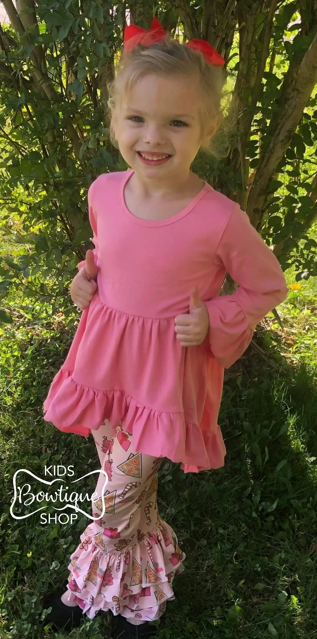 High Low Bubble Gum Pink Cotton Tunic