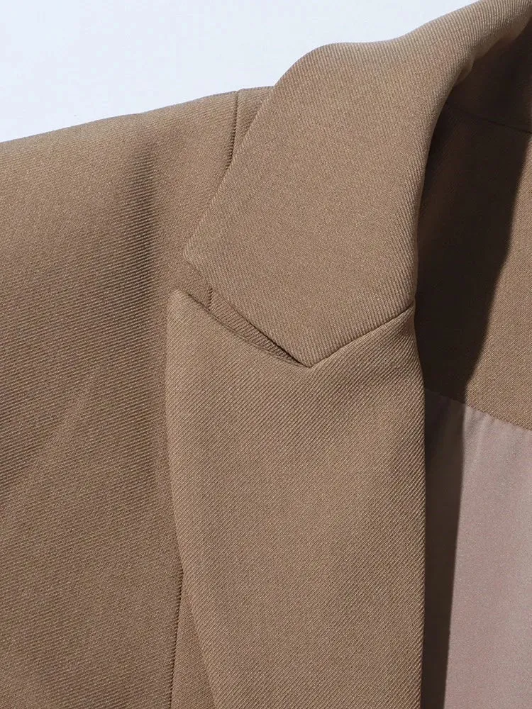 Hollow Out Irregular Blazer
