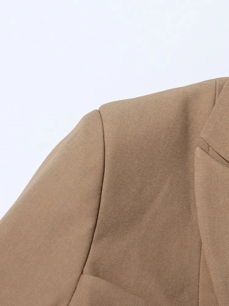Hollow Out Irregular Blazer