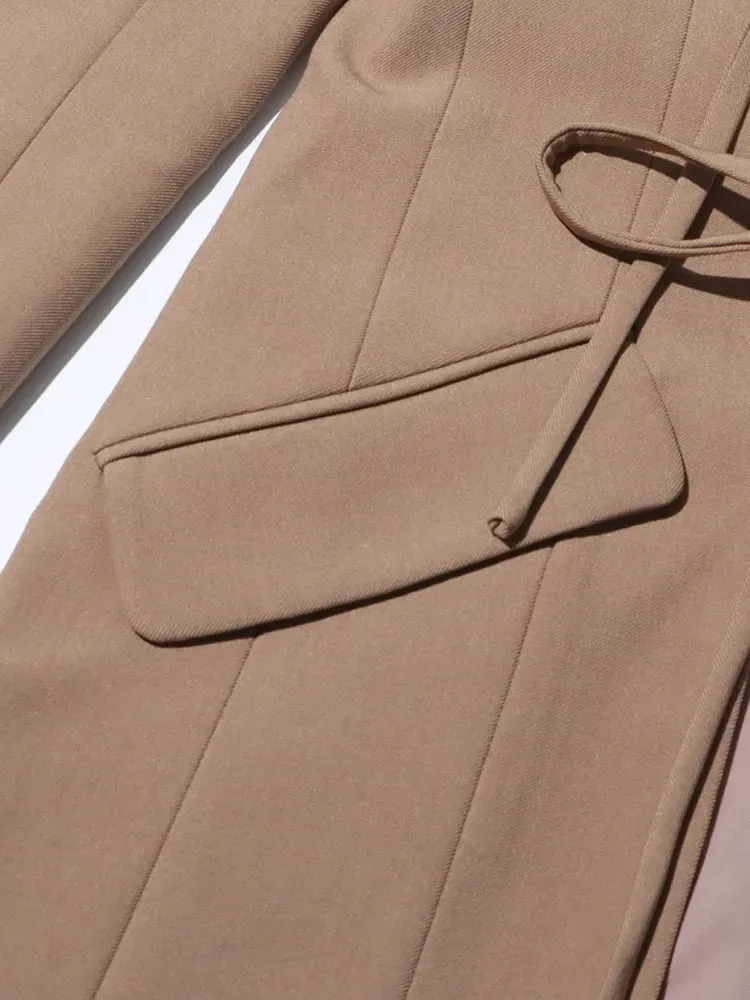 Hollow Out Irregular Blazer