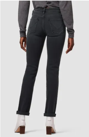 Hudson Nico Mid-Rise Straight Ankle with Roll