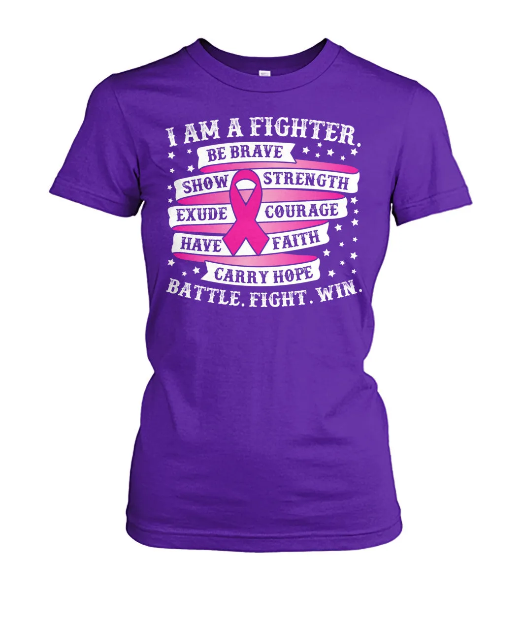 I am a Fighter Battle Fight Win Shirts and Long Sleeves
