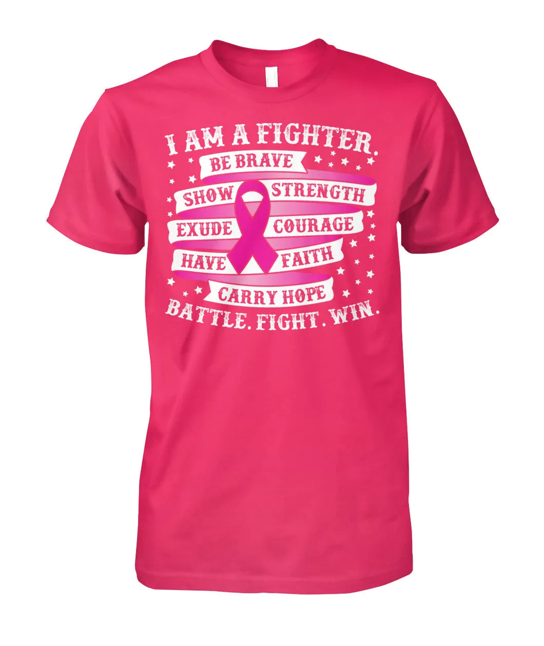 I am a Fighter Battle Fight Win Shirts and Long Sleeves