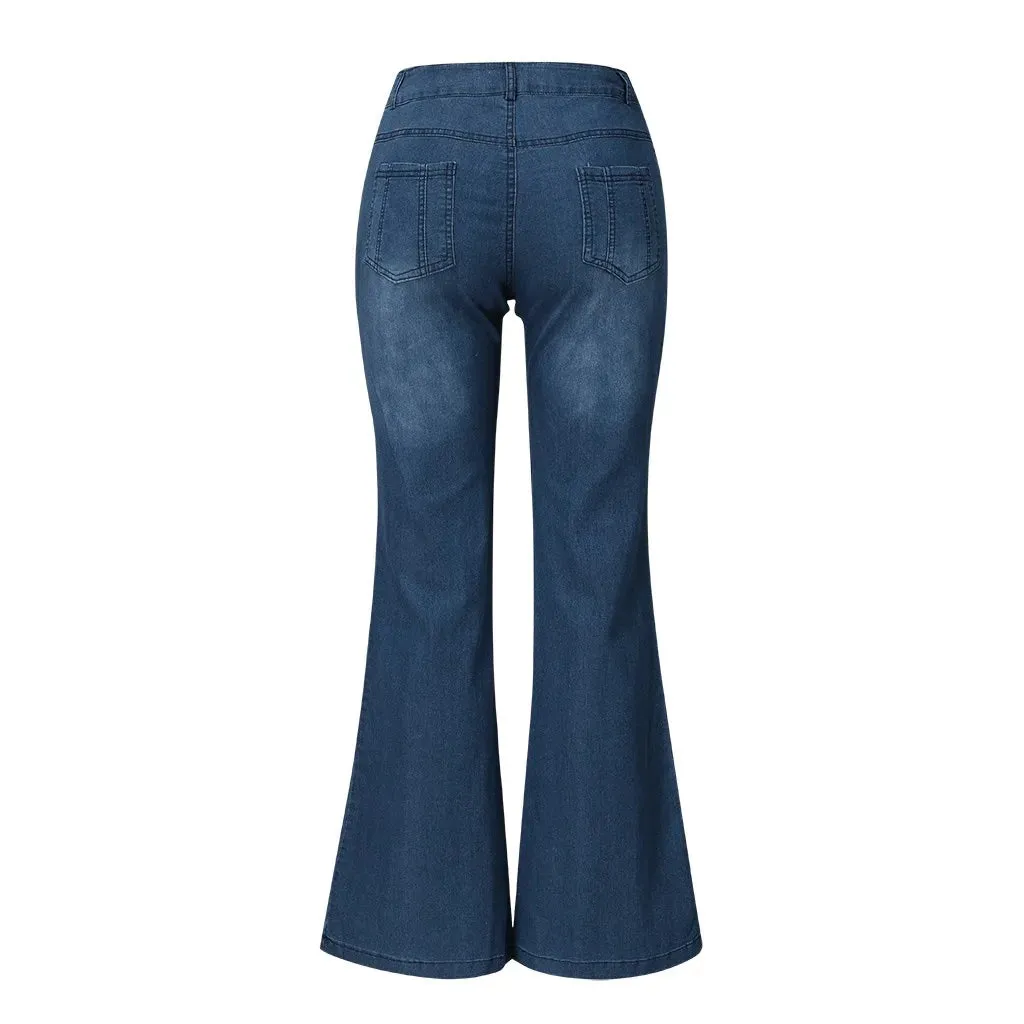 Isola Embroidered Bell Bottoms