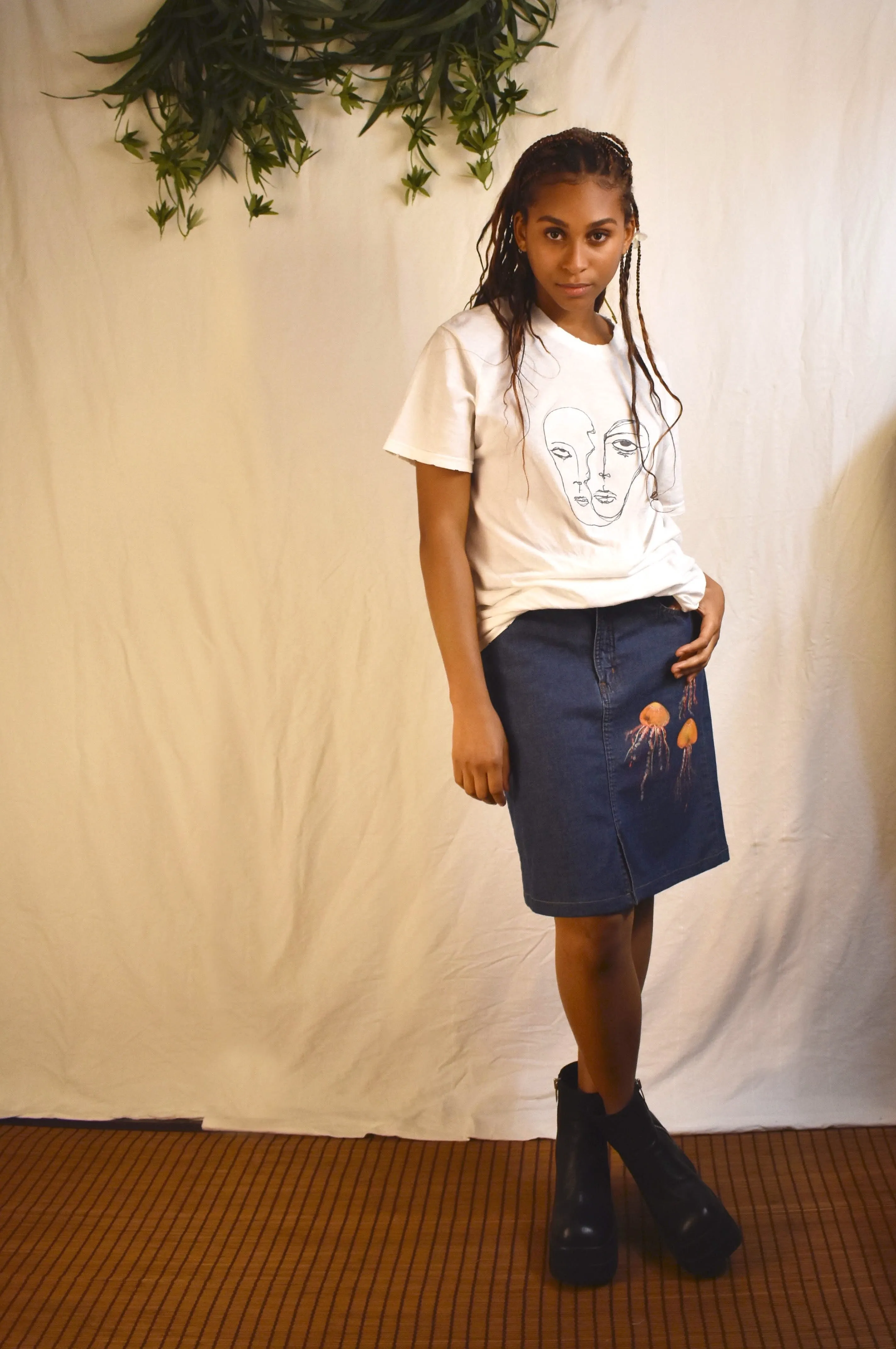 Jelly Denim Skirt