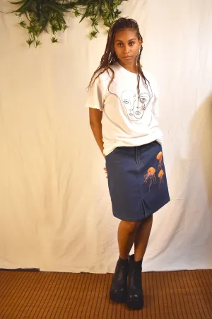 Jelly Denim Skirt