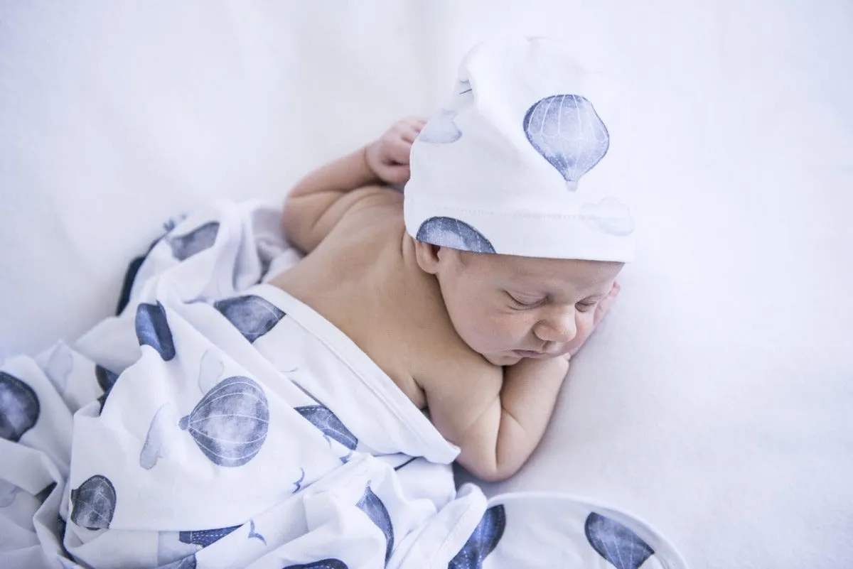 Jersey Wrap   Beanie Set - Cloud Chaser