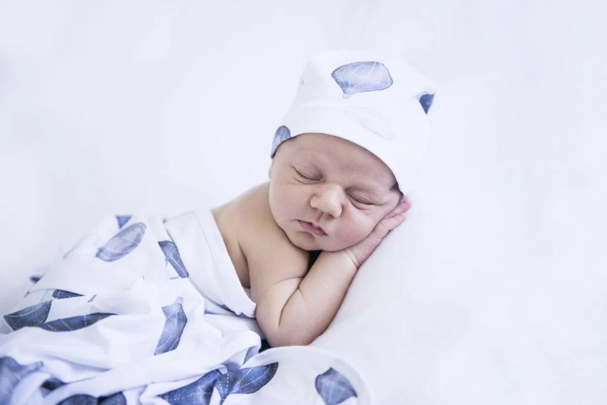 Jersey Wrap   Beanie Set - Cloud Chaser