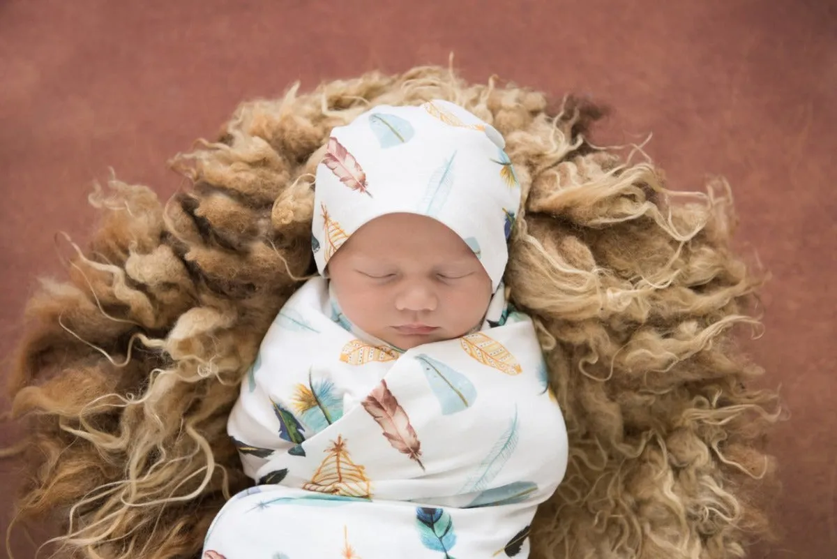 Jersey Wrap   Beanie Set - Dreamweaver