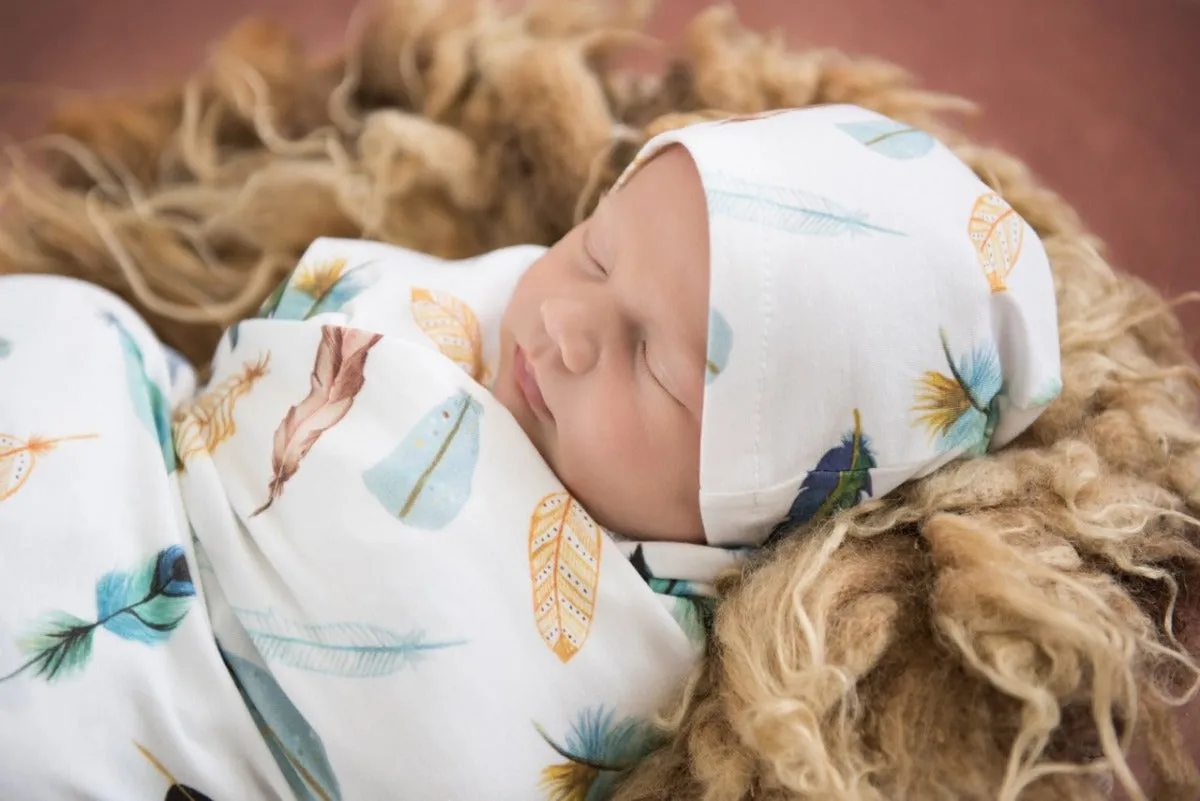 Jersey Wrap   Beanie Set - Dreamweaver