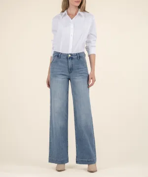 Jodi High Rise Vital Fab Ab Wide Leg Jean