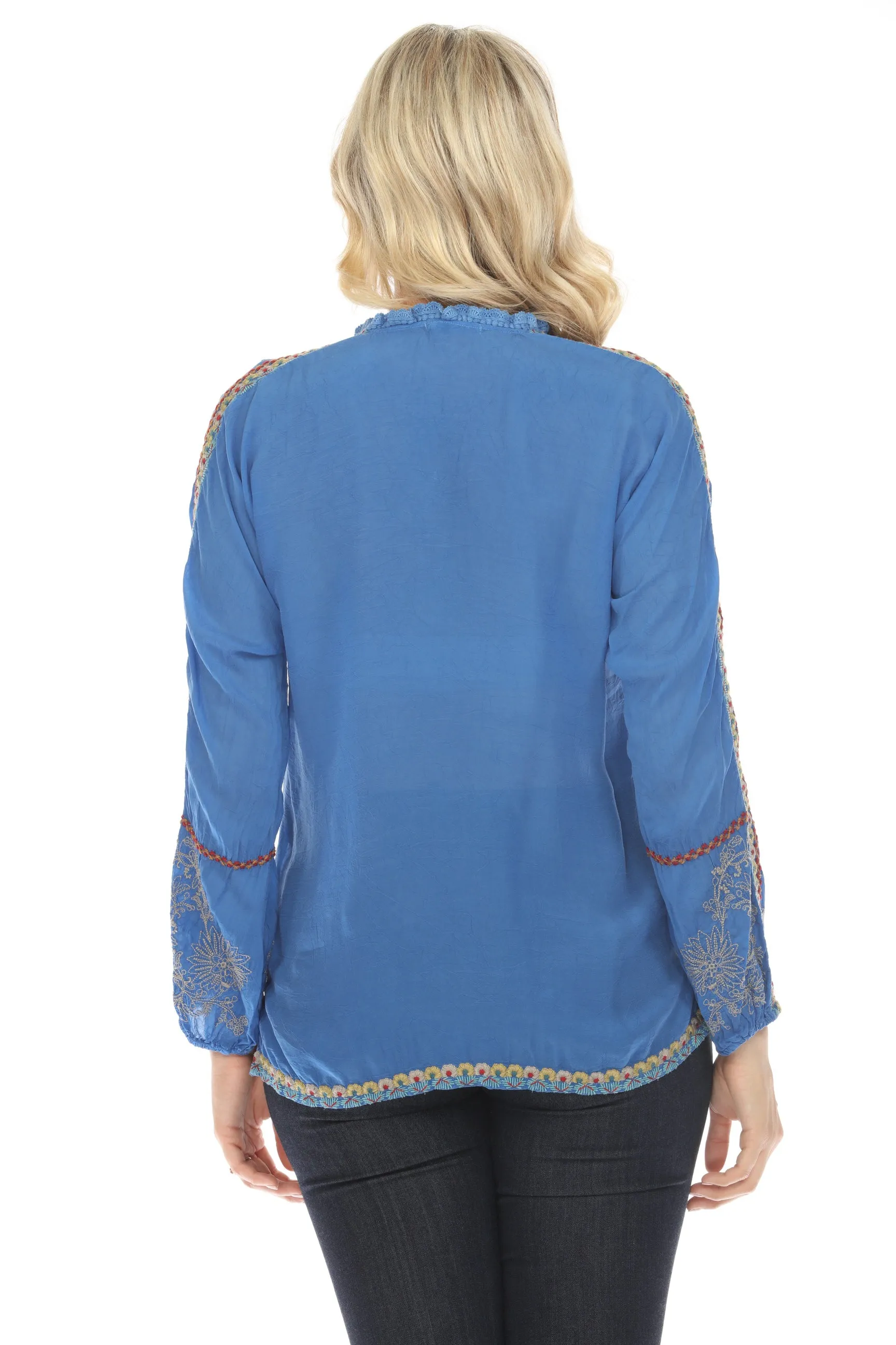 Johnny Was Mariane Embroidered Blouse C18523 *