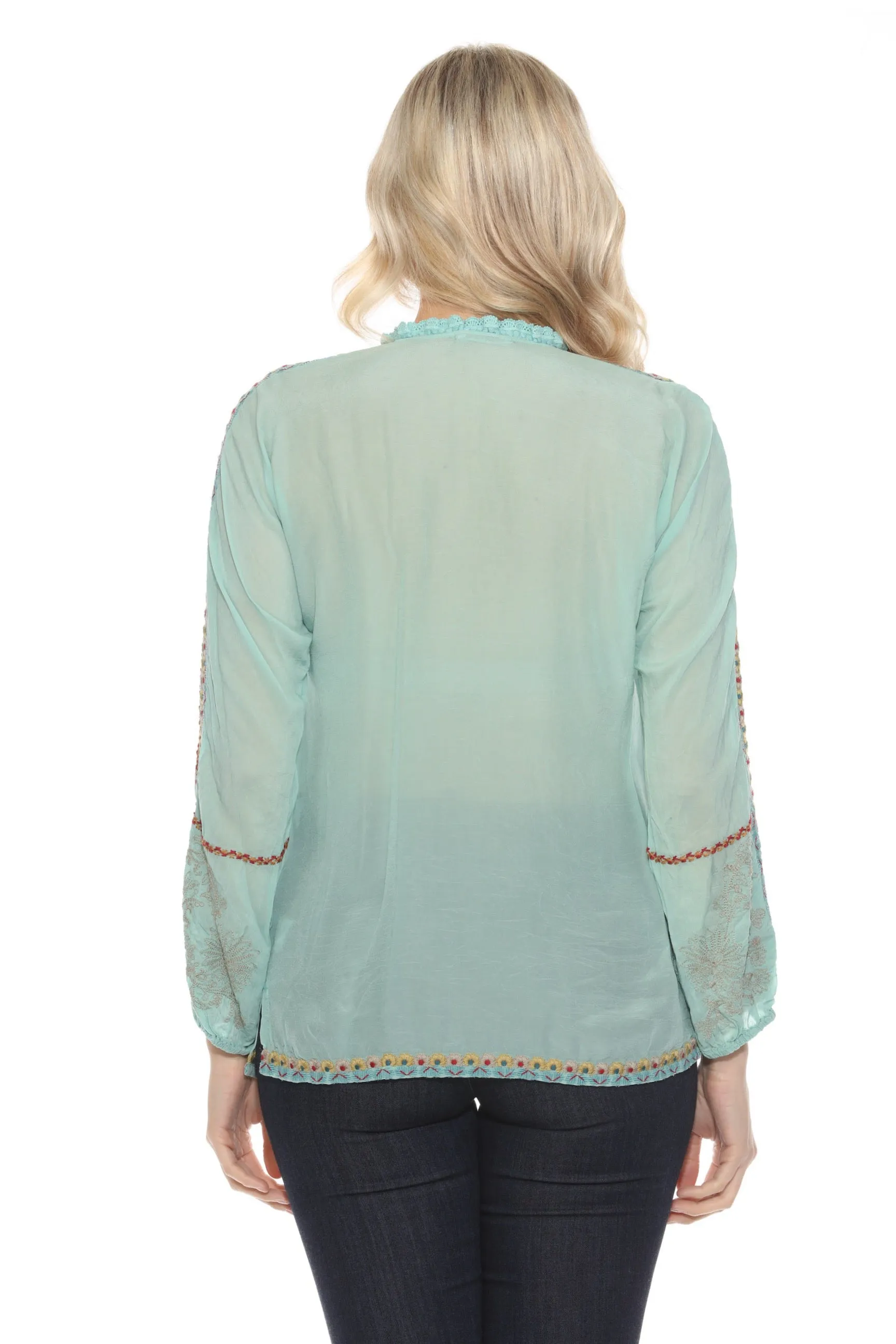 Johnny Was Mariane Embroidered Blouse C18523 *
