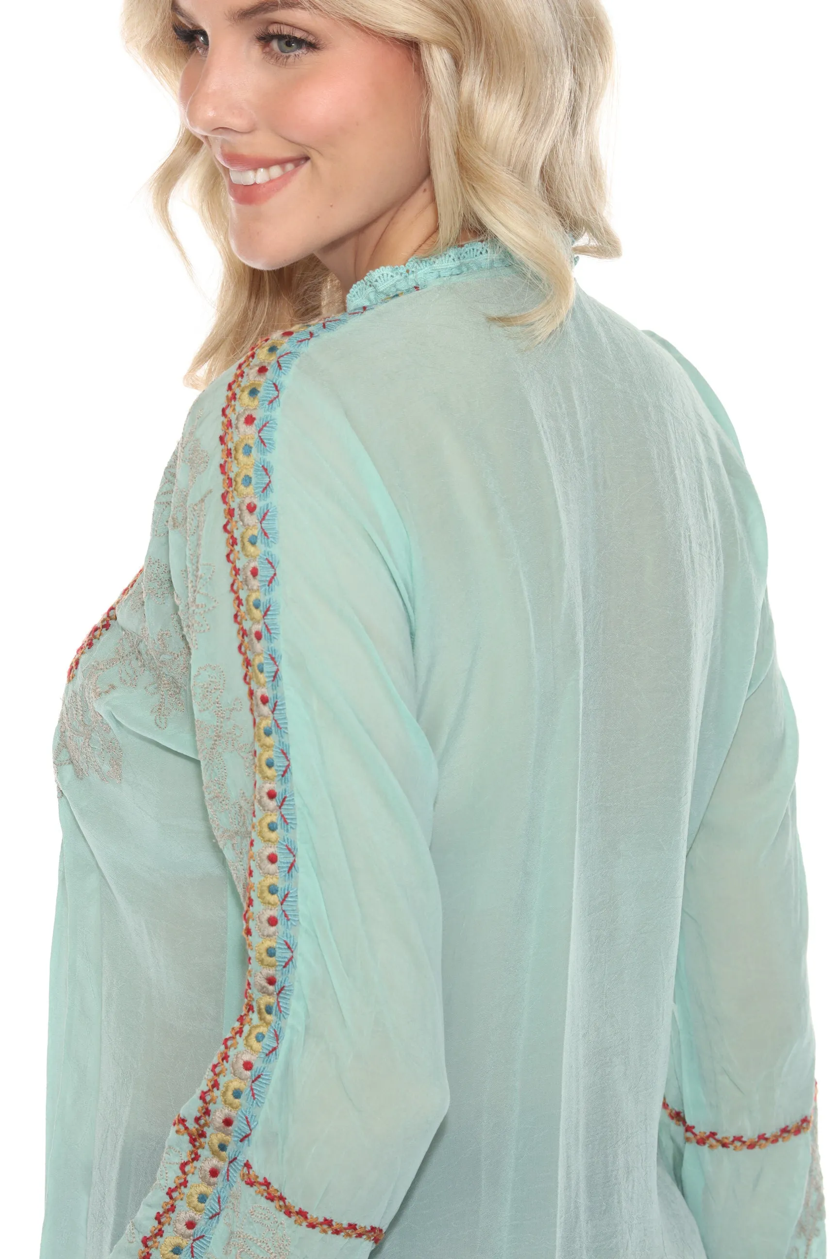 Johnny Was Mariane Embroidered Blouse C18523 *