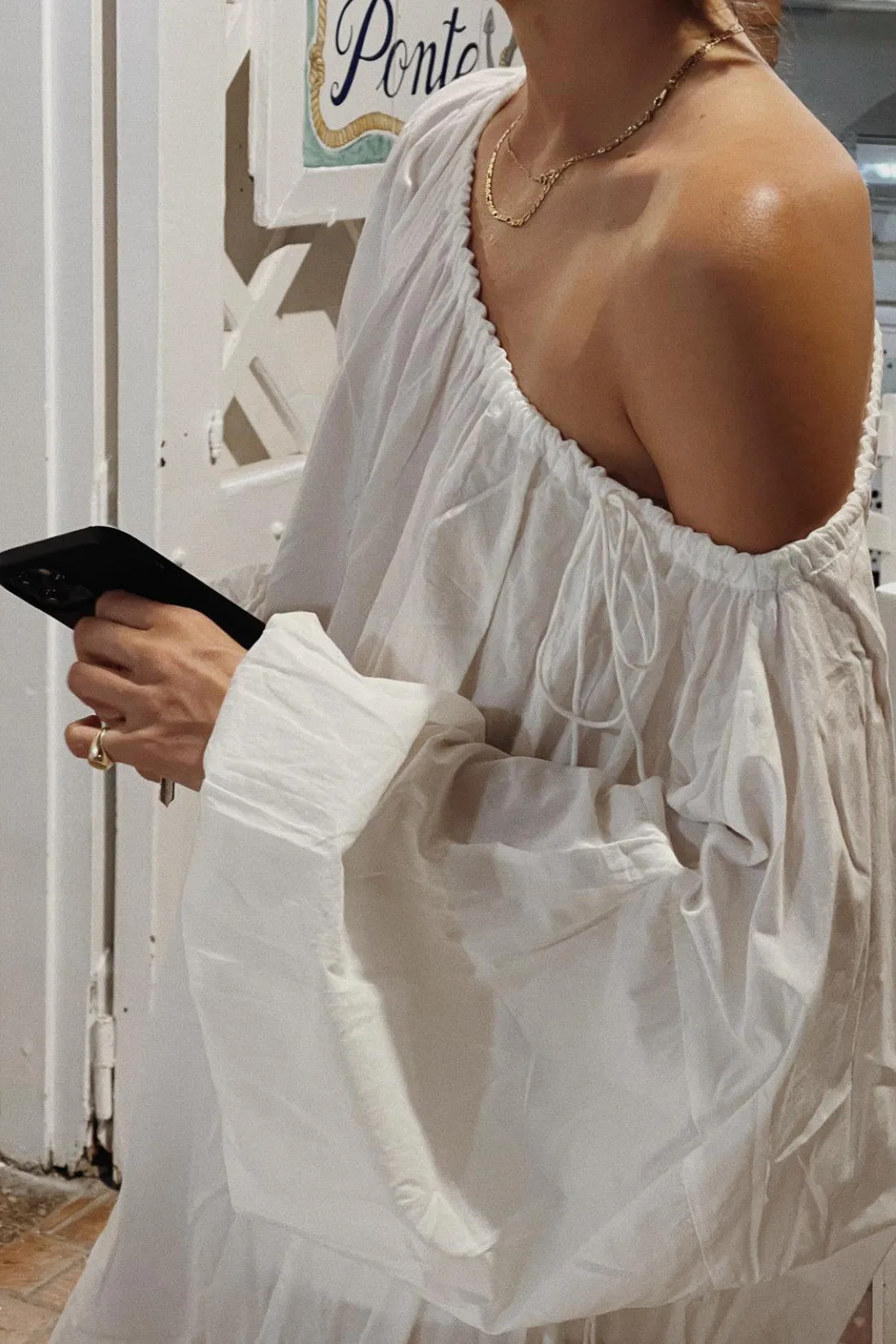 Joss Organic Cotton Blouse White