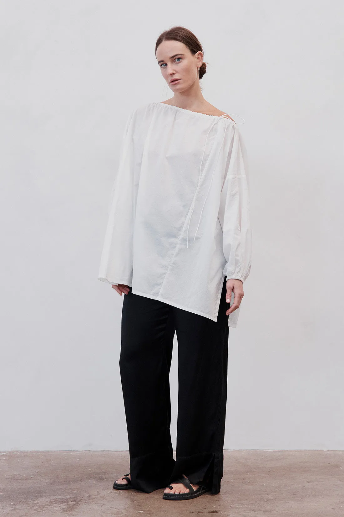 Joss Organic Cotton Blouse White