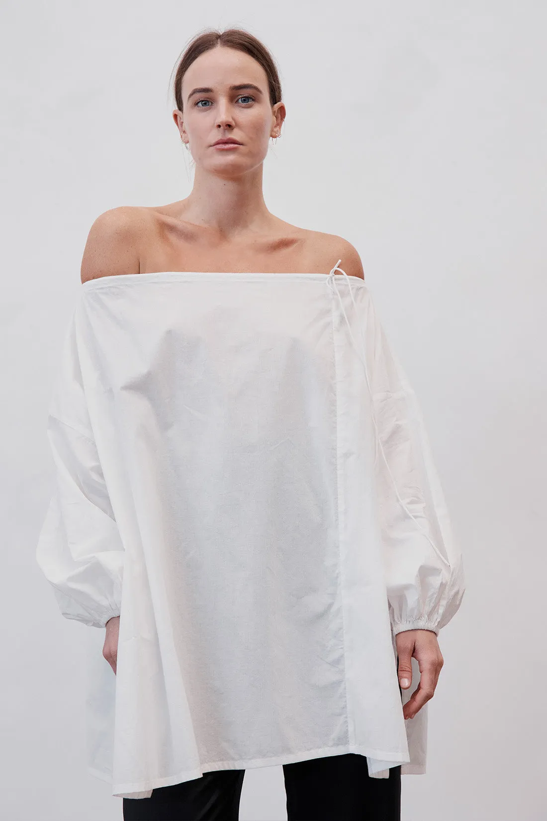 Joss Organic Cotton Blouse White