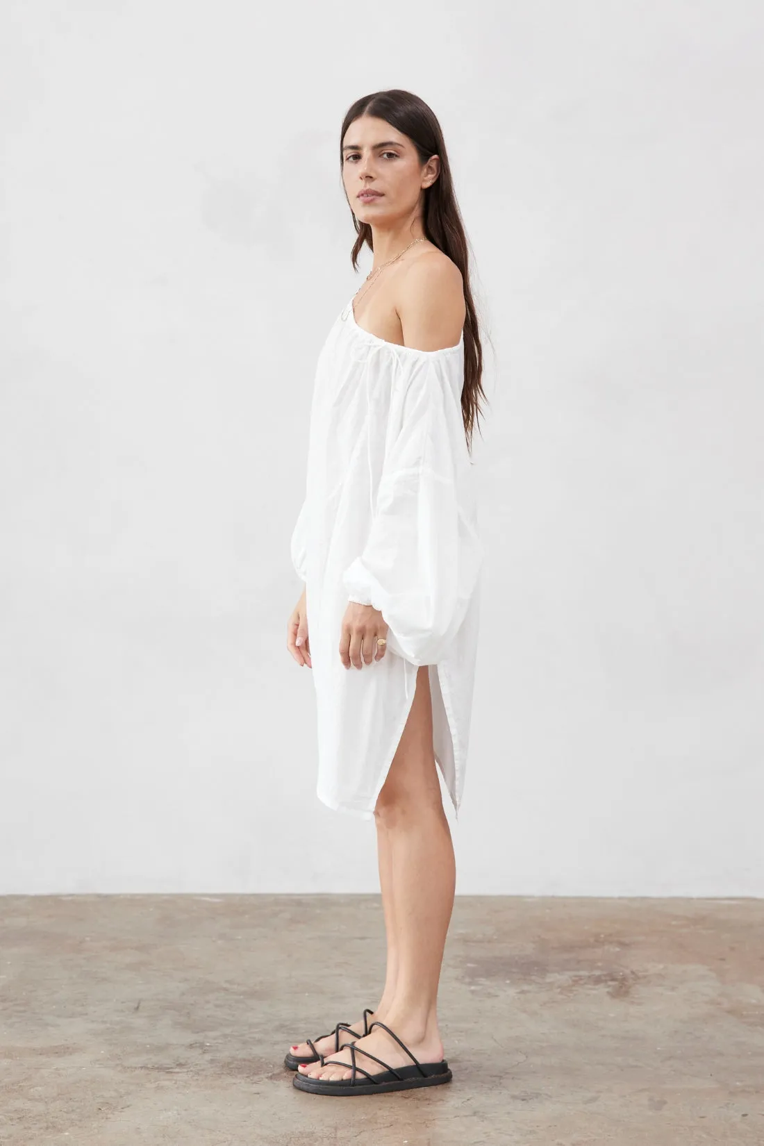 Joss Organic Cotton Blouse White