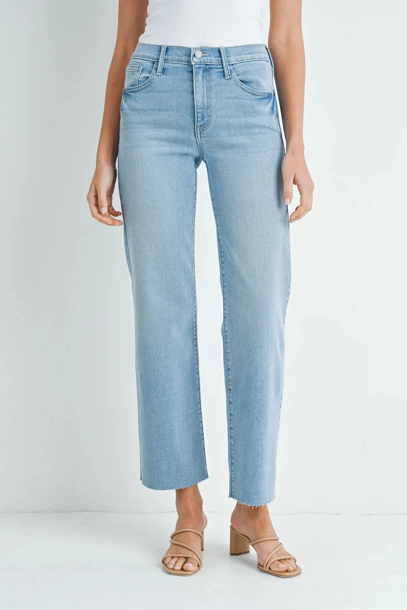 Just Black Denim Light Denim Slim Palazzo