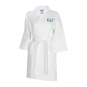 Kappa Kappa Gamma Waffle Weave Kimono Bathrobe