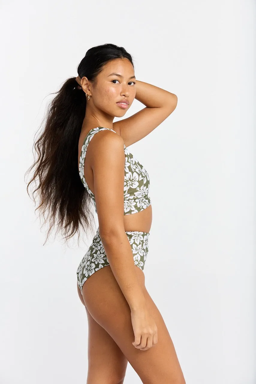 Keani Bottom - Green Batik