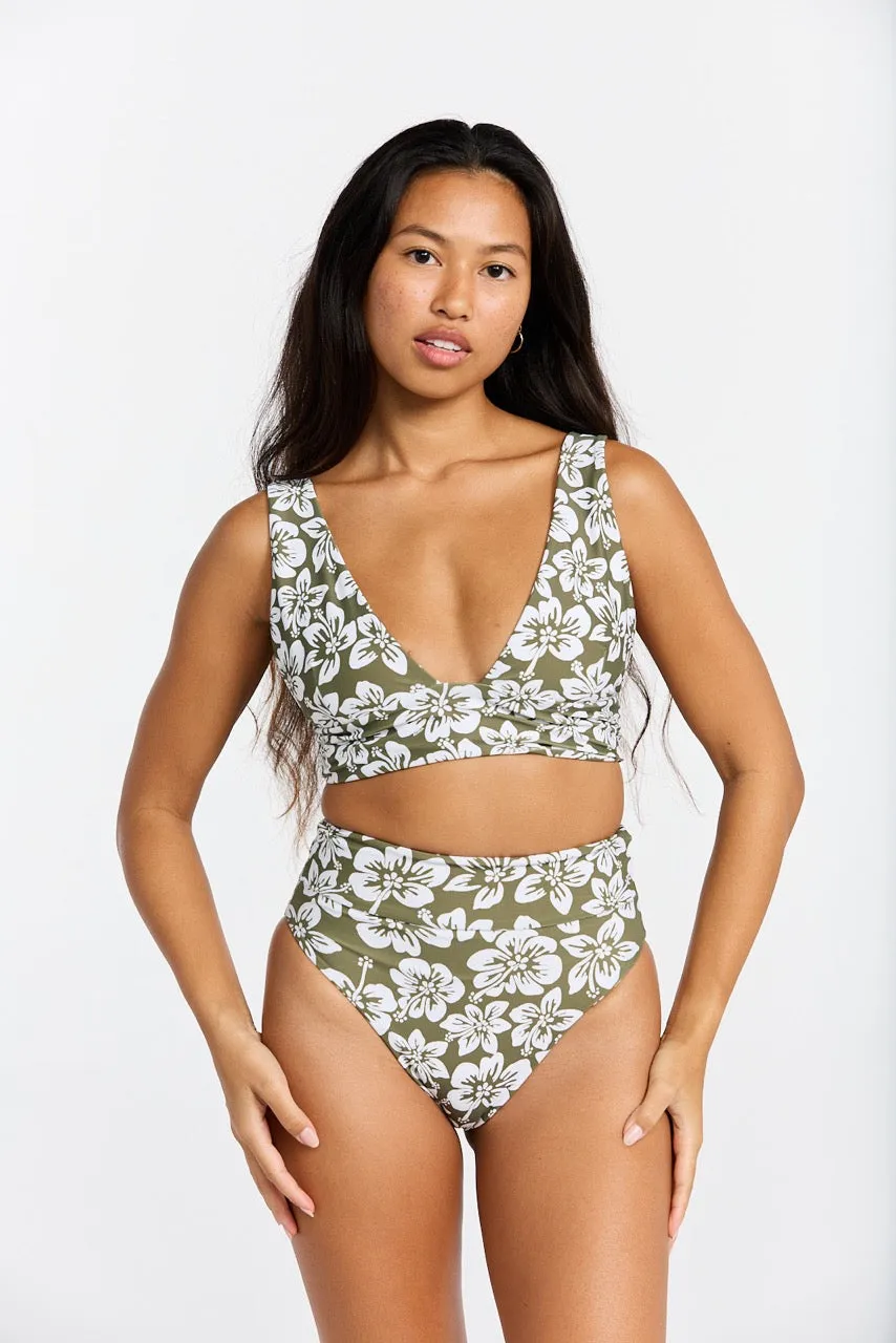 Keani Bottom - Green Batik