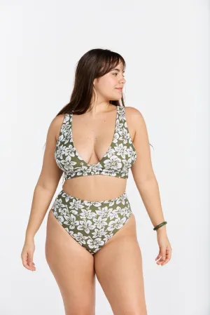 Keani Bottom - Green Batik