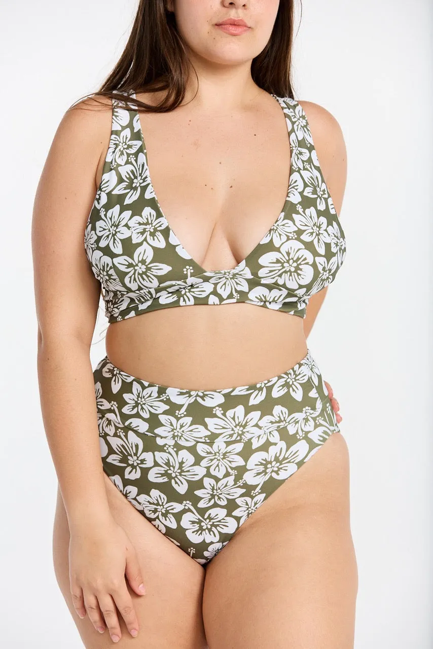 Keani Bottom - Green Batik