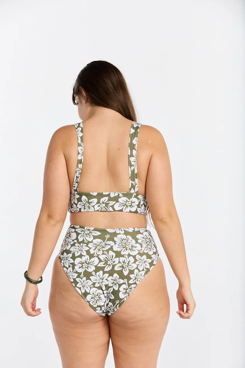 Keani Bottom - Green Batik