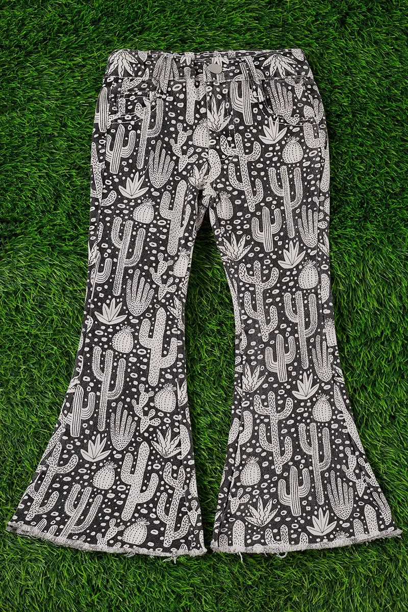Kids Cactus Bell Bottoms size Baby to girls 8/10