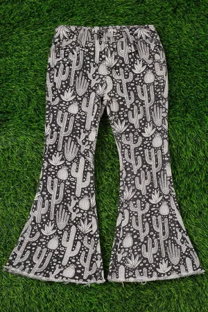 Kids Cactus Bell Bottoms size Baby to girls 8/10