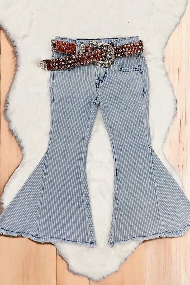Kids Striped Bell Bottoms baby to girls 8/10