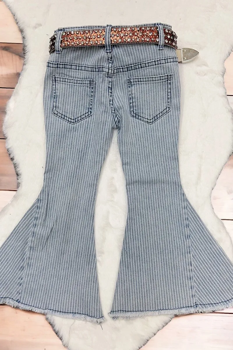 Kids Striped Bell Bottoms baby to girls 8/10