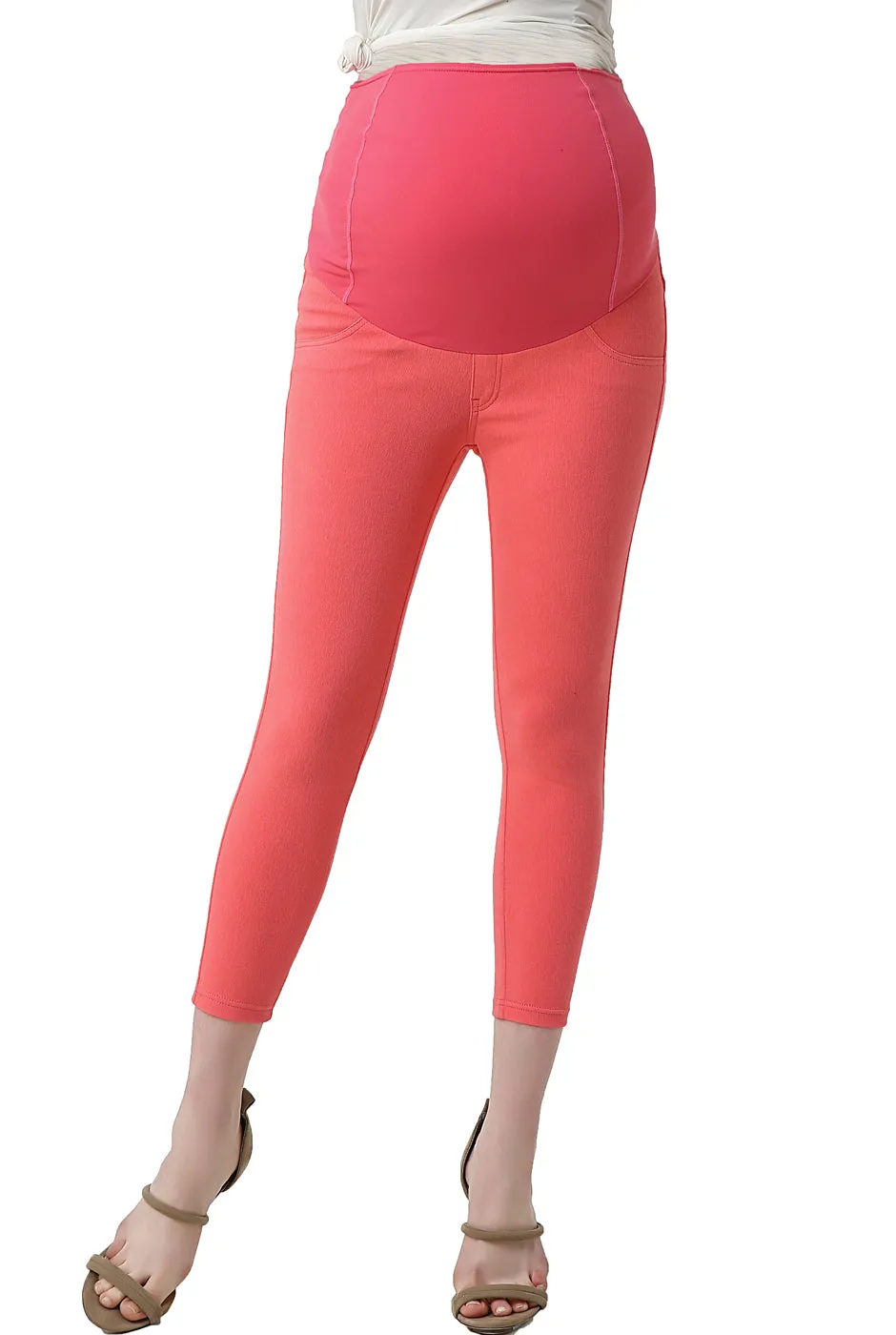 Kimi   Kai Maternity "Tia" Cropped Jeggings