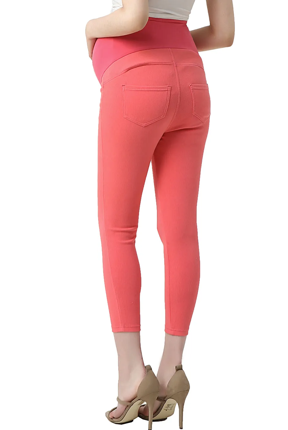 Kimi   Kai Maternity "Tia" Cropped Jeggings
