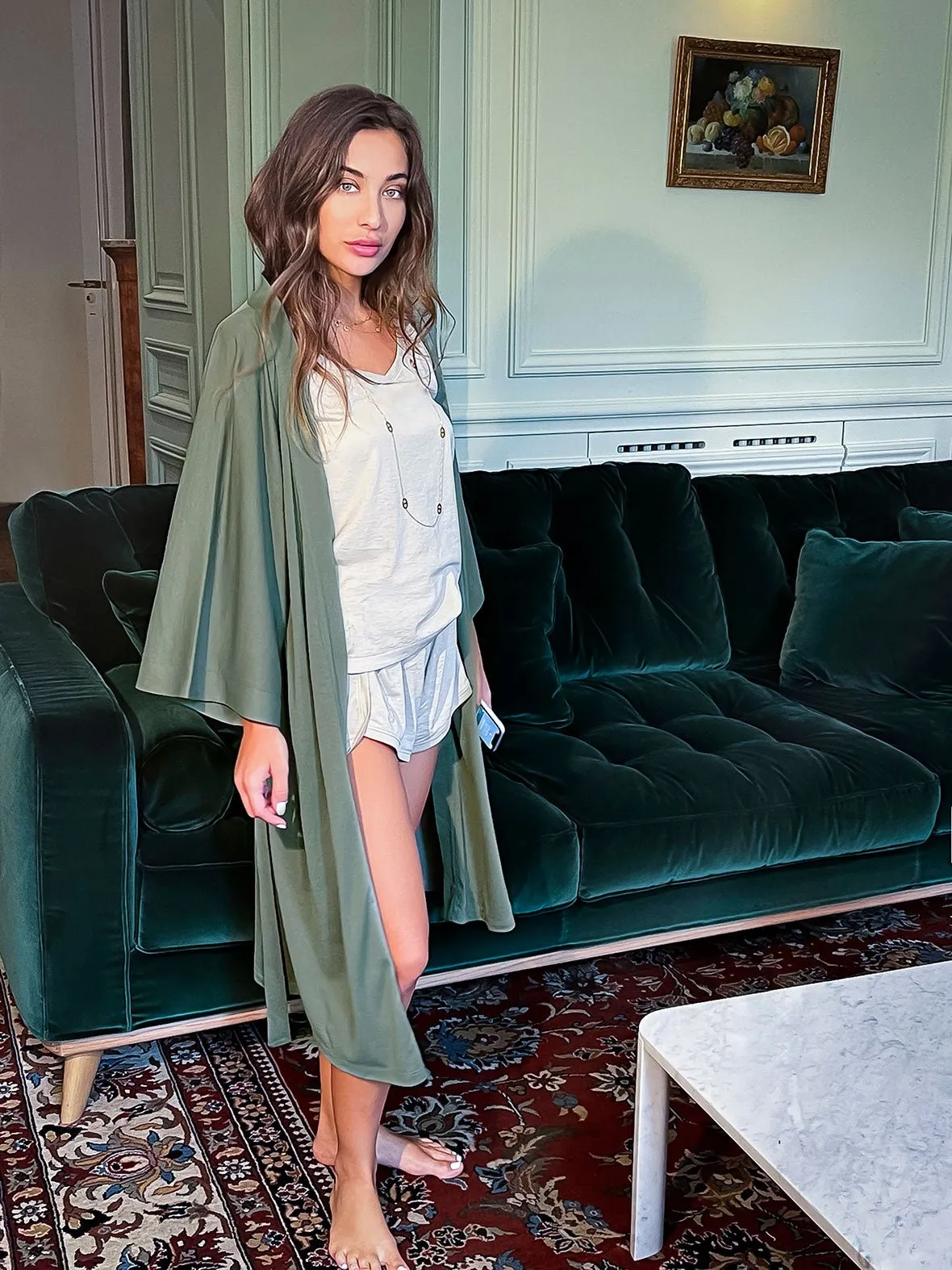 Kimono Wrap in Vert