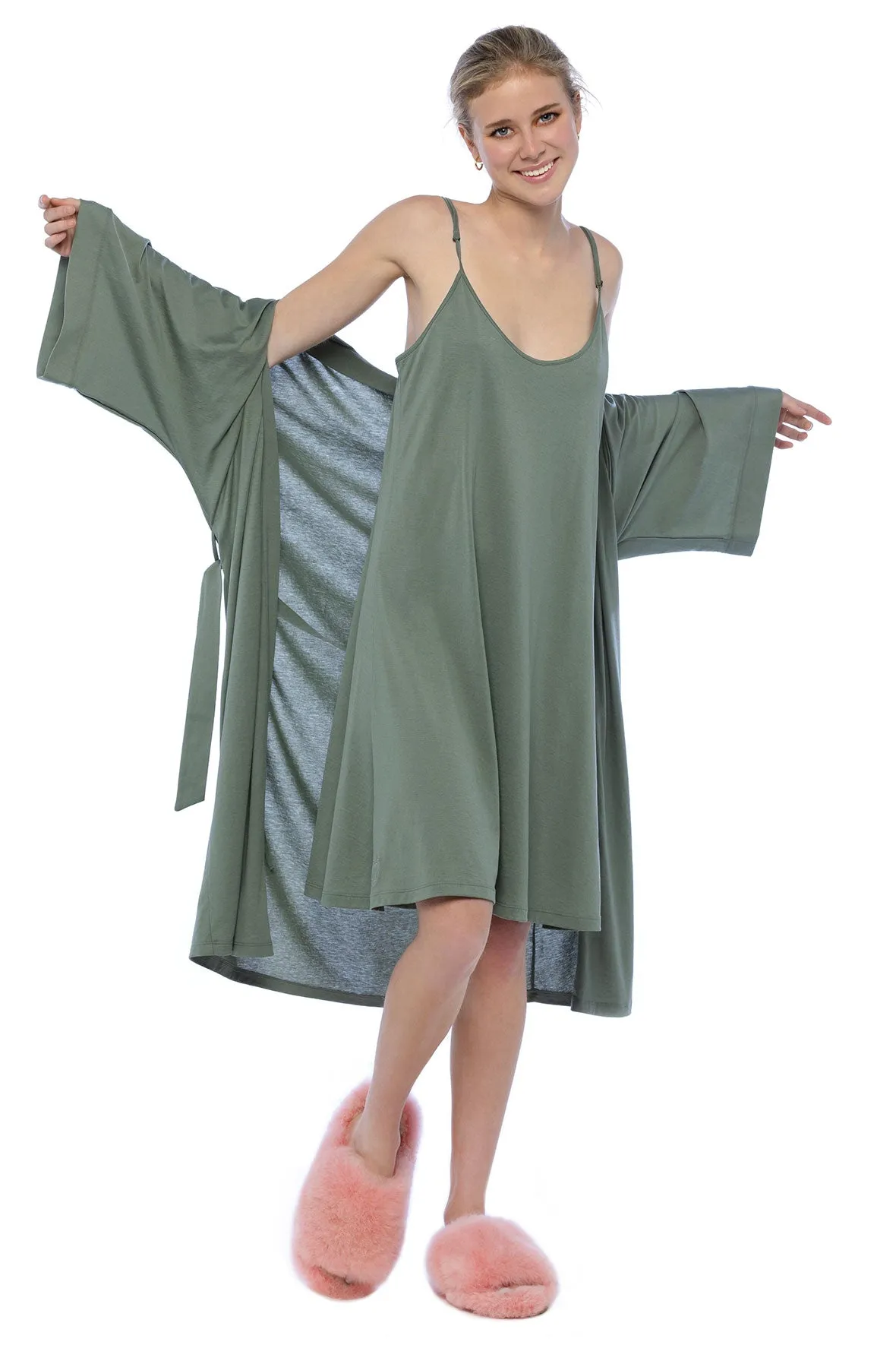 Kimono Wrap in Vert