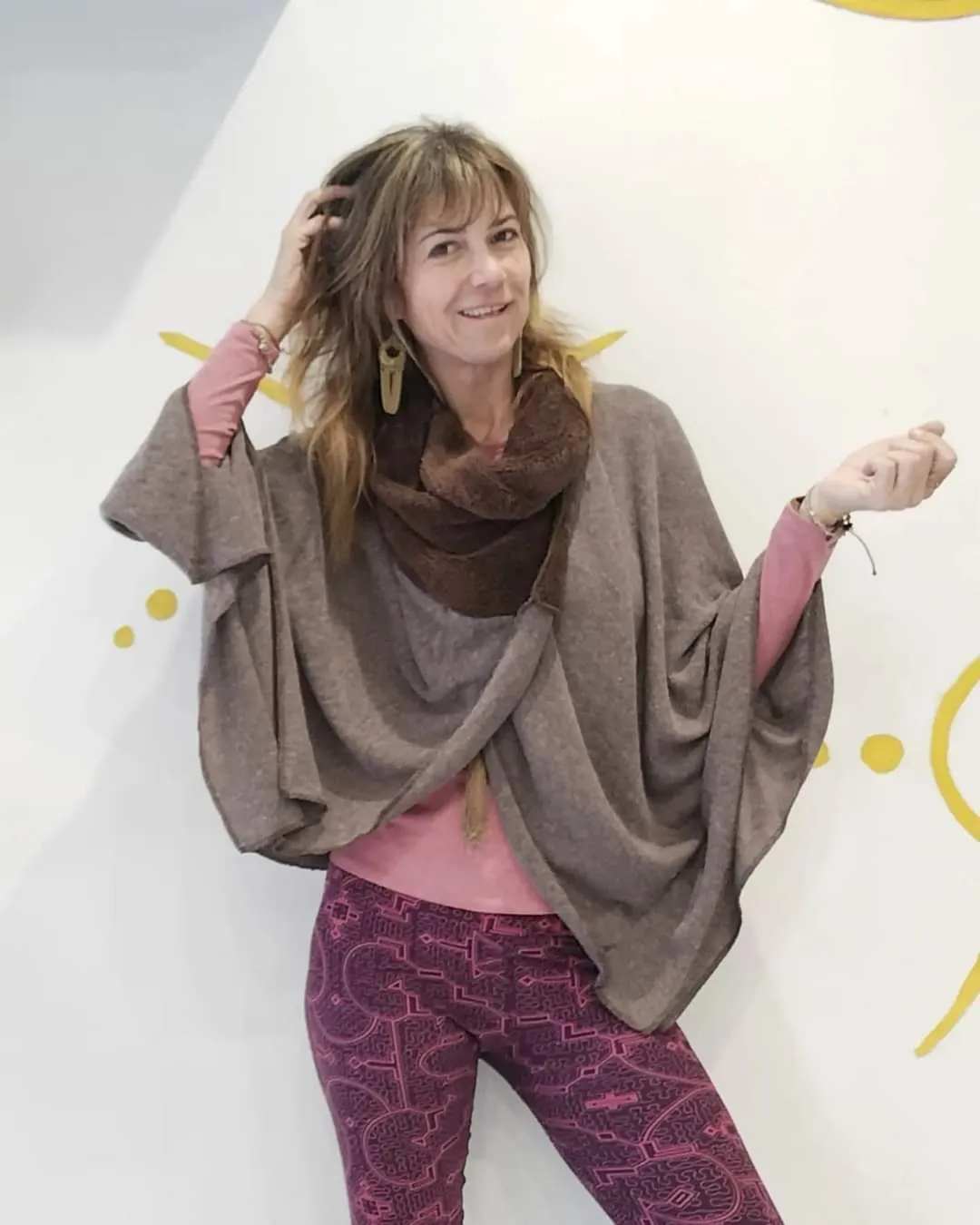 Knitted Poncho Wrap
