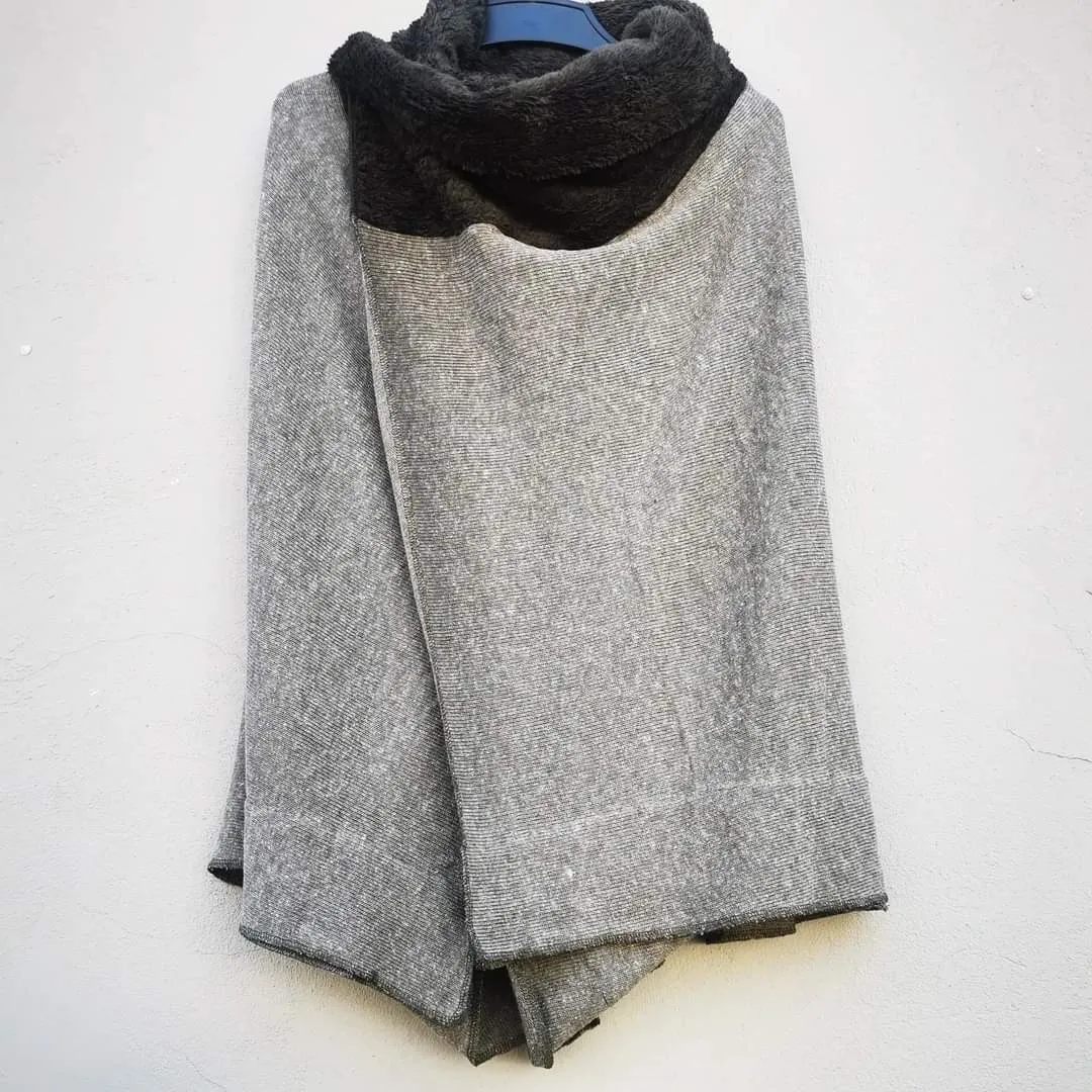 Knitted Poncho Wrap
