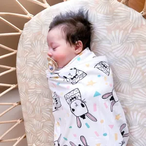 Koala Hugs Newborn Swaddle Wrap - Some Bunny Loves You