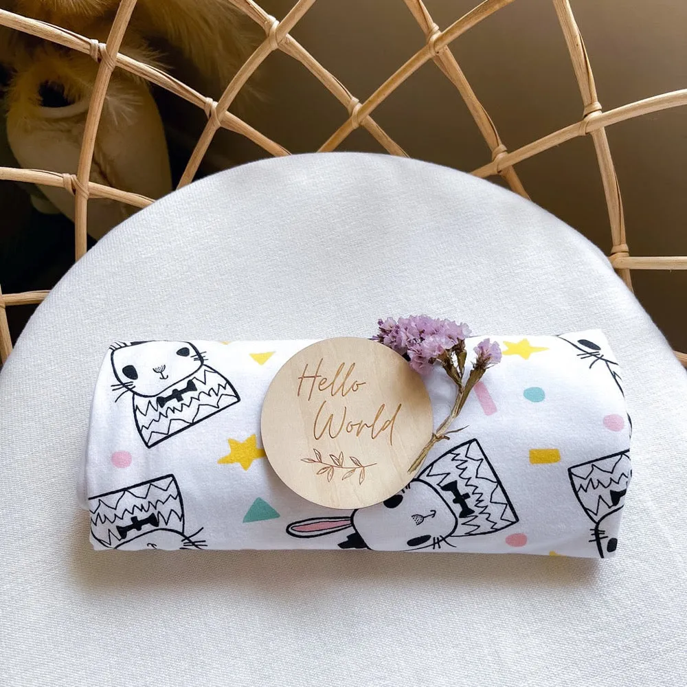 Koala Hugs Newborn Swaddle Wrap - Some Bunny Loves You