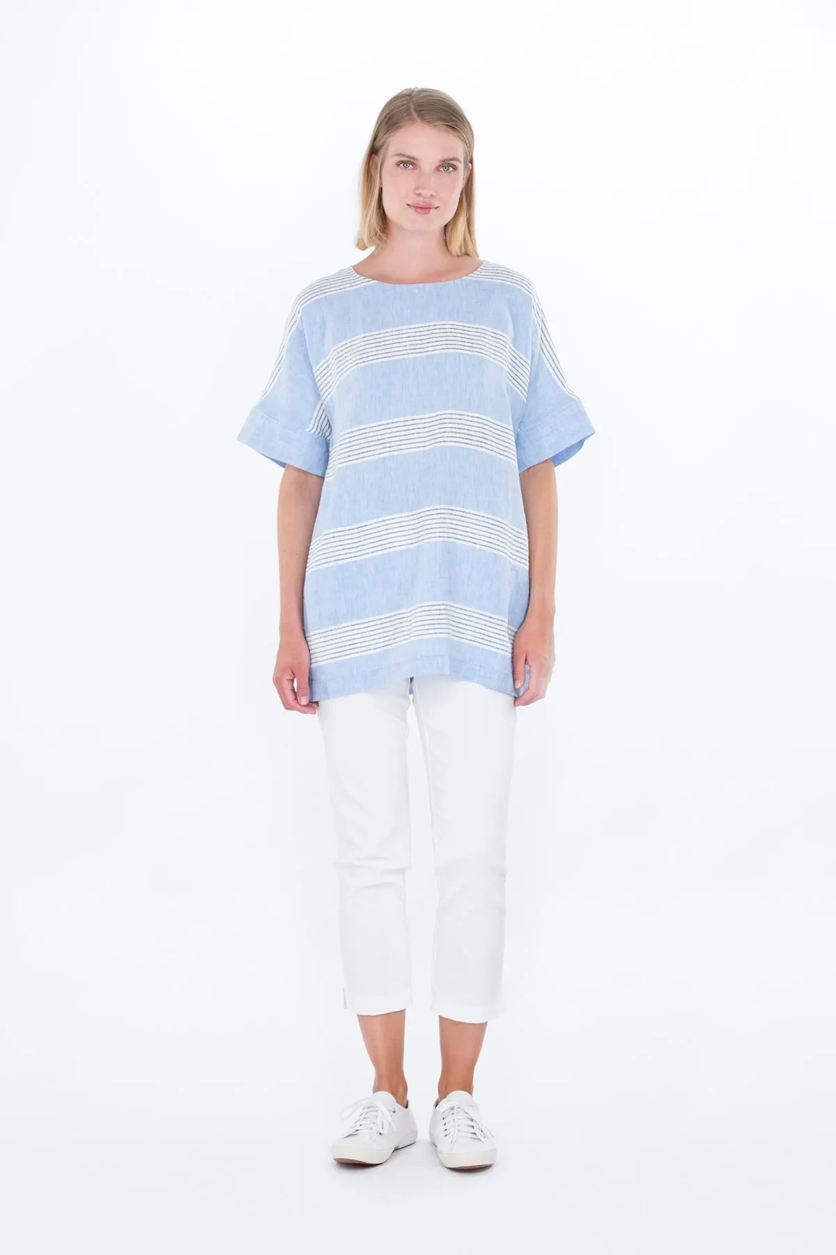 Kuohu Tunic Blue Striped