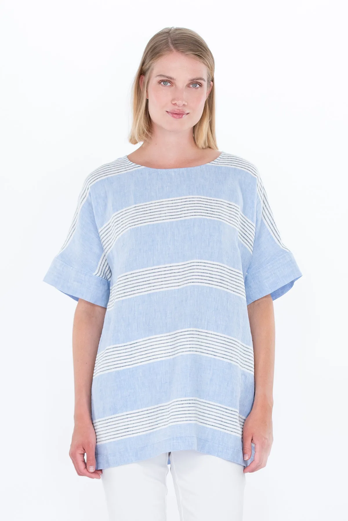 Kuohu Tunic Blue Striped