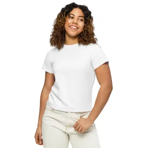 Ladies high-waisted Crew Neck T-shirt