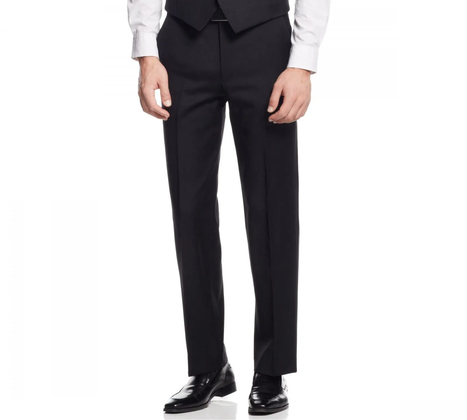 Lauren by Ralph Lauren Men's Solid Ultraflex Classic-Fit Dress Pants