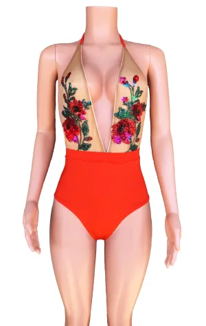 Le Fleur high waist swimsuit  S