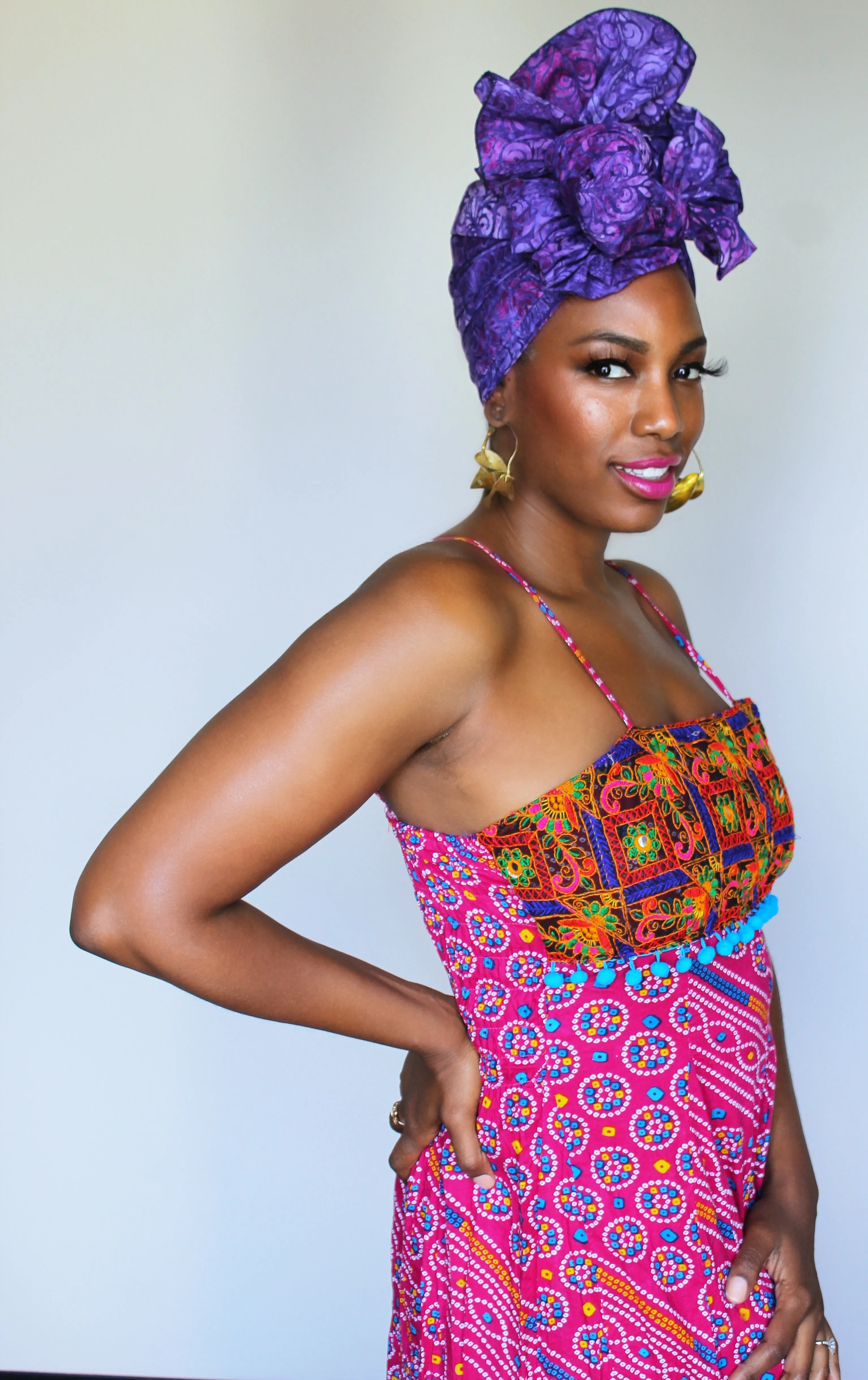 Le Vie en Violette Head Wrap
