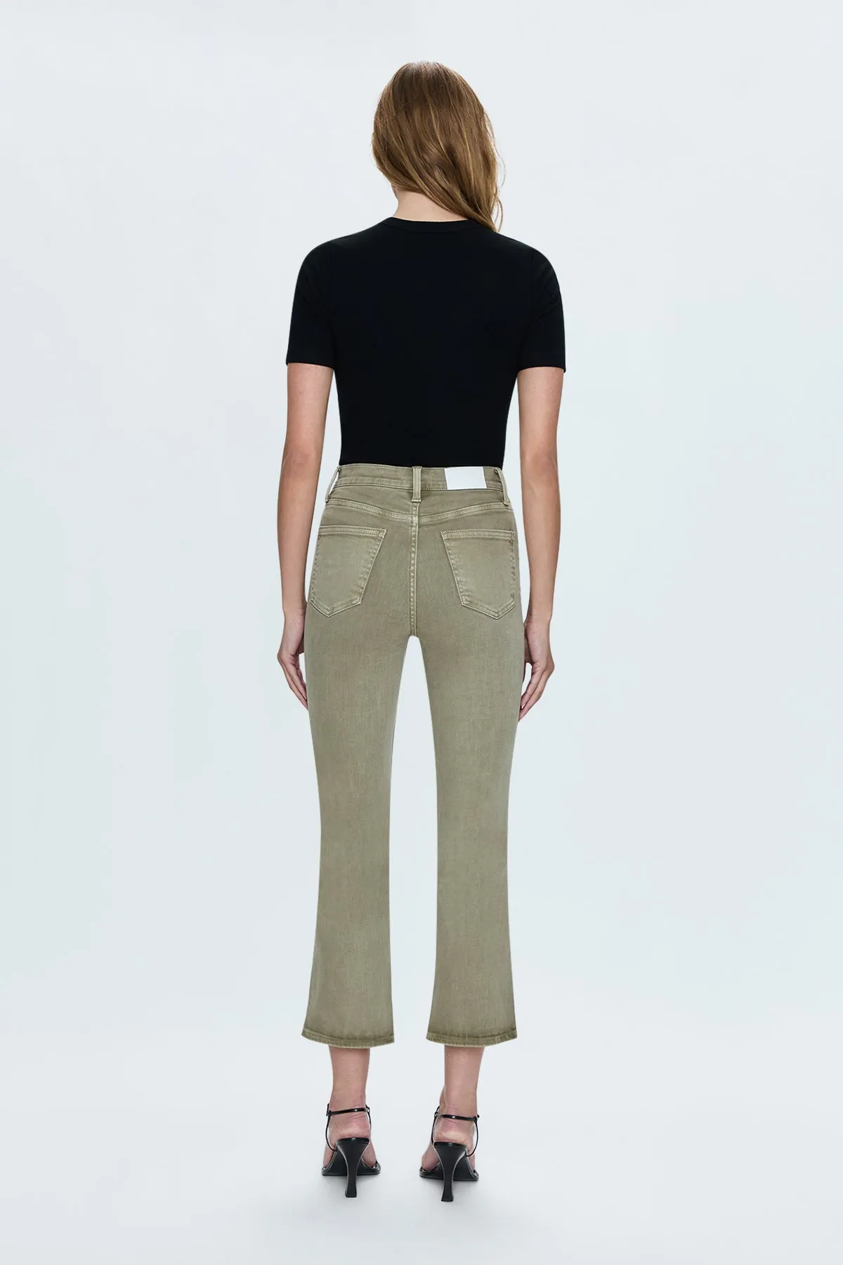 LENNON GREEN WILLOW CROPPED JEAN