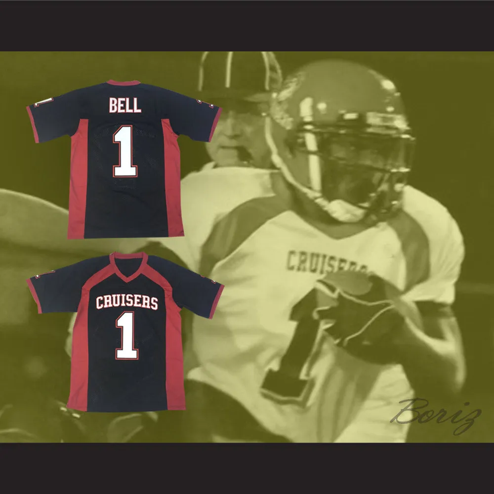Le'Veon Bell 1 Groveport Madison High School Cruisers Black Football Jersey