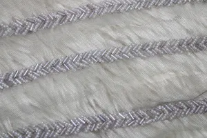 Light Purple Transparent Embellished Handwork Trim (Wholesale)